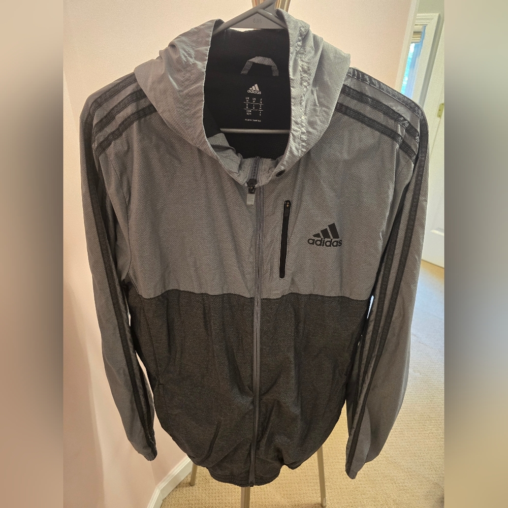 Adidas Men's Gray Jacket